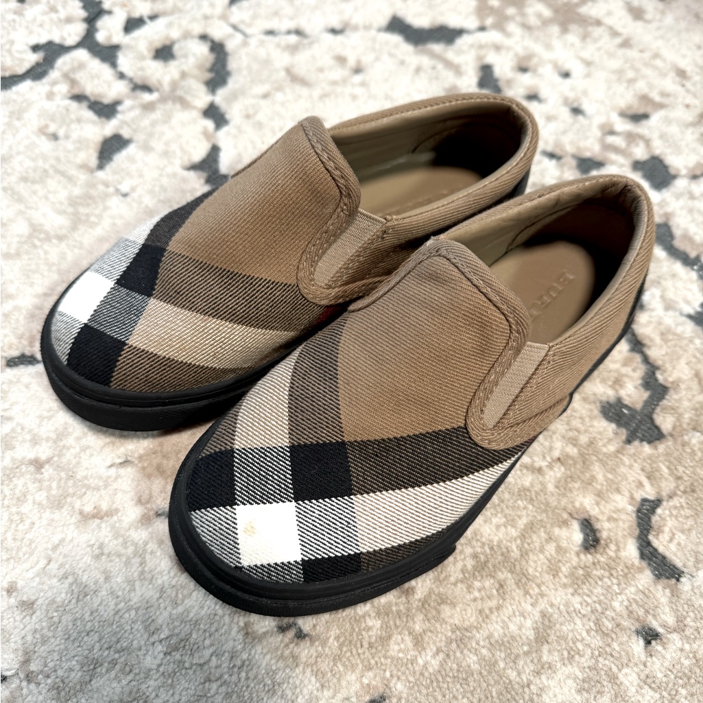 Burberry Toddler Sneakers, Size 28